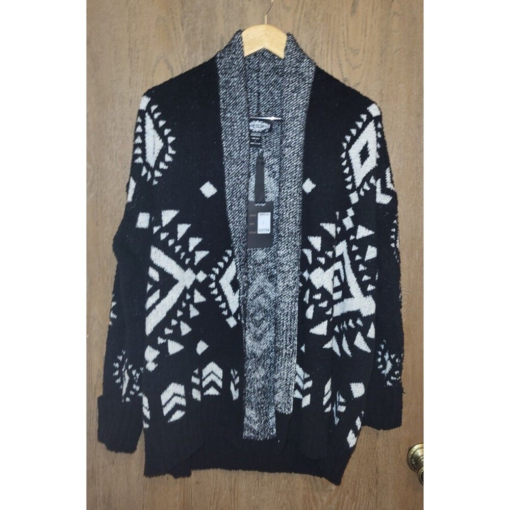Anthropology Oliver.O by Escio Womens Open Front Aztec Print Sweater Size Large